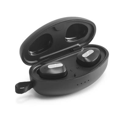 Cascos bluetooth con caja de regalo color plateado