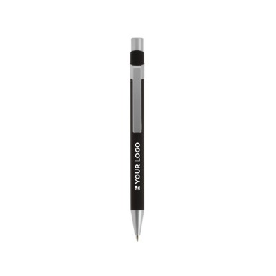 Bolígrafos metálicos personalizados color negro
