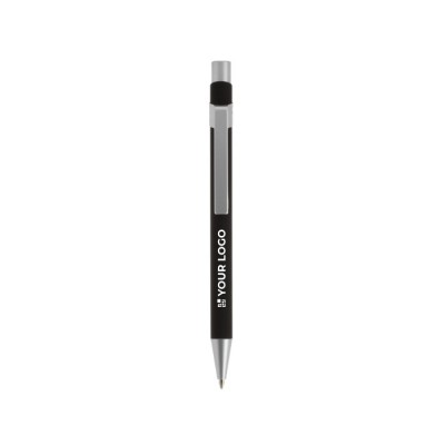 Bolígrafos metálicos personalizados color negro