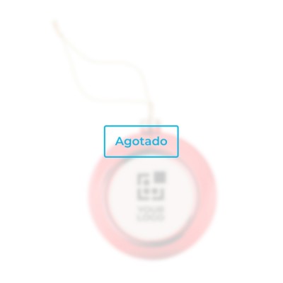 Bola navideña brillante con placa para impresión a todo color Ø6cm vista principal - Agotado