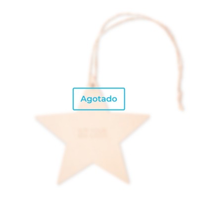 Colgante navideño de estrella - Agotado Colgante navideño de estrella - Agotado