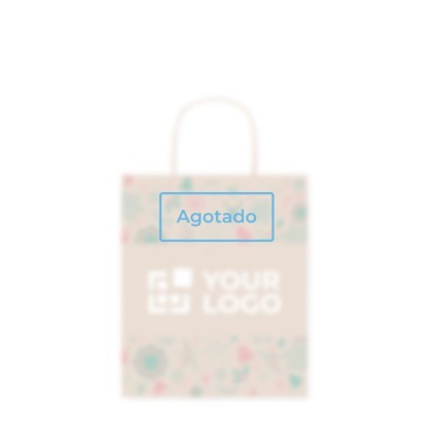 Bolsa de papel pequeña reciclada color natural - Agotado Bolsa de papel pequeña reciclada color natural - Agotado