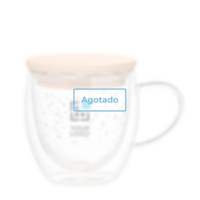 Taza de cristal con diseño de estrellas color transparente - agotado
