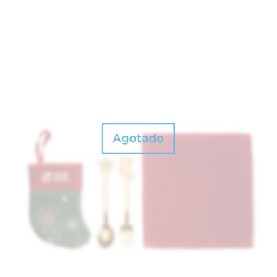 Set de cubiertos y servilleta para postres dentro de bota navideña color multicolor vista de impresión - Agotado Set de cubiertos y servilleta para postres dentro de bota navideña color multicolor vista de impresión - Agotado