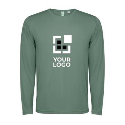 Camiseta técnica de manga larga en poliéster 125 g/m2 Roly Direct Estoril L/S 