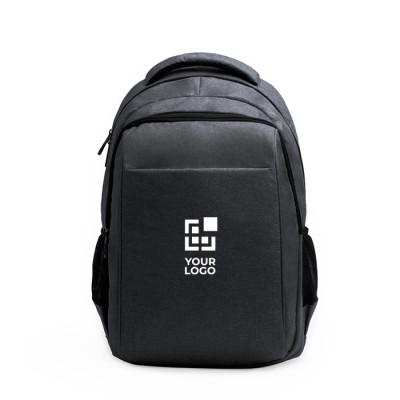 Mochila ejecutiva de poliéster eco con cinta para trolley PC 13" Mochila ejecutiva de poliéster eco con cinta para trolley PC 13"