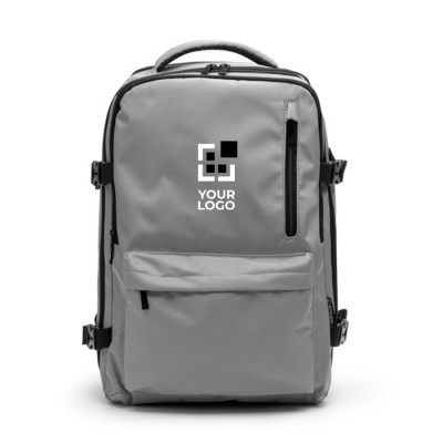 Mochila de viaje de poliéster reciclado resistente al agua PC 16"