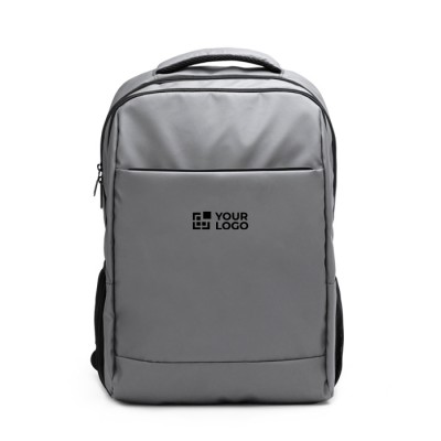 Mochila de piel PU con asas y hombro acolchadas para portátil 15" Mochila de piel PU con asas y hombro acolchadas para portátil 15"