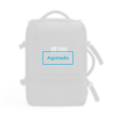 Mochila de viaje piel PU extensible con bolsillo para portátil 17” vista principal - agotado