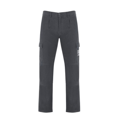 Pantalón laboral de algodón con cintura elástica 240 g/m2 Roly Safety 