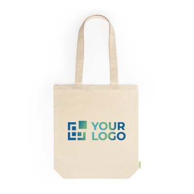 Bolsa de algodón orgánico con fuelle y asas largas 70 cm 280 g/m2 Bolsa de algodón orgánico con fuelle y asas largas 70 cm 280 g/m2