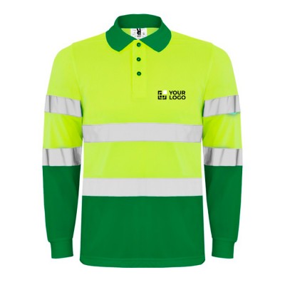 Polo laboral técnico de manga larga 170 g/m2 Roly Polaris L/S 