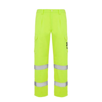 Pantalón laboral de alta visibilidad 235 g/m2 Roly Alfa 