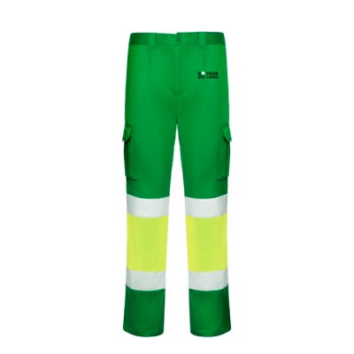 Pantalón laboral de alta visibilidad 250 g/m2 Roly Daily Stretch HV 