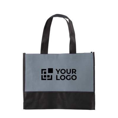 Bolsa de non woven bicolor en varios colores 80g/m2