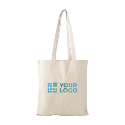 Bolsa de 100% algodón en color natural con asas a juego 280 g/m2