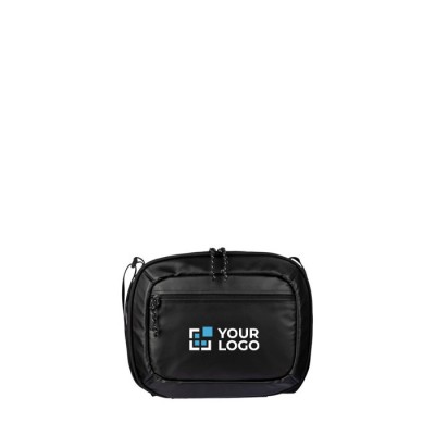 Bolsa térmica de poliéster con correa de hombro larga y ajustable