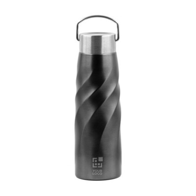 Botella antifugas de acero inoxidable reciclado BrandCharger 500ml
