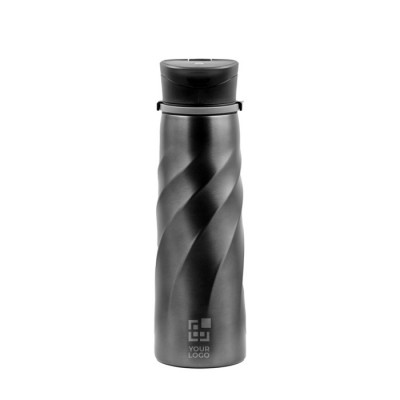 Botella de acero inoxidable apta para lavavajillas BrandCharger 1L