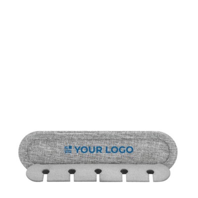 Organizador de cables con 5 ranuras con adhesivo BrandCharger