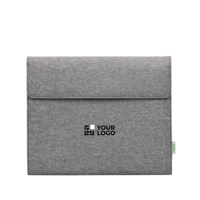 Portafolio de RPET con bloc de notas y bolsillo para dispositivos