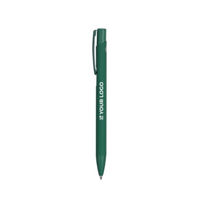 Bolígrafo de aluminio reciclado de un solo color tinta azul