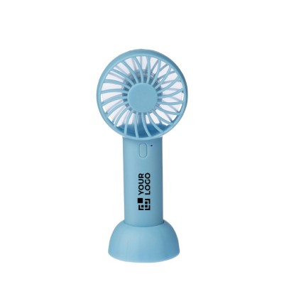 Ventilador de mano eléctrico de 3 velocidades con base extraible