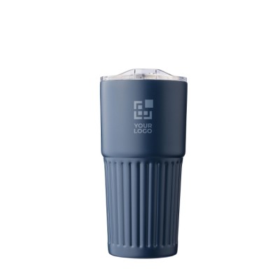 Vaso de acero inoxidable reciclado con cierre deslizante 500ml