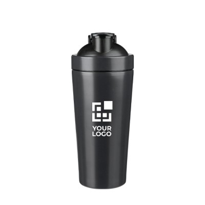 Shaker de acero inoxidable reciclado con bola mezcladora metálica 750ml