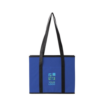 Organizador plegable con base de cartón con asas cortas y largas