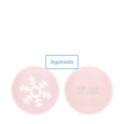 Calienta manos navideño reutilizable ideal para bolsillos o guantes color rojo vista de impresión - agotado