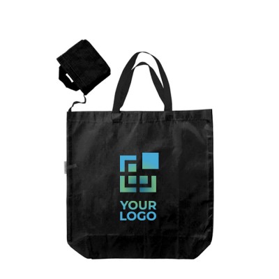 Bolsa de la compra de tela Oxford con estuche a juego para plegarla