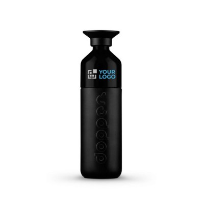 Botellas para empresas con función termo color negro vista principal