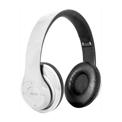 Auriculares con ranura microSD color blanco