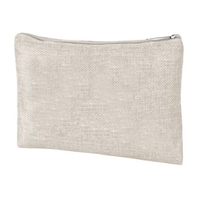 Neceser de tacto suave color beige