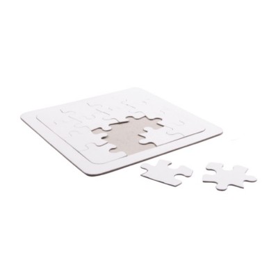 Puzle para personalización digital color blanco