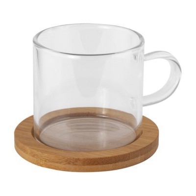 Taza de cristal de borosilicato