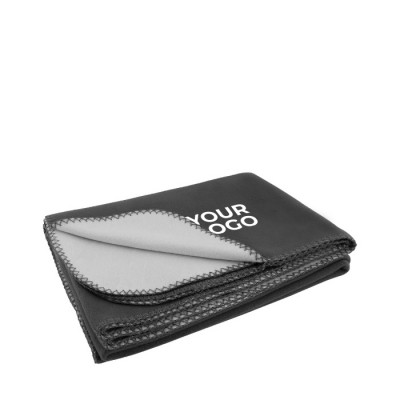 Manta de poliéster personalizable de 2 colores reversibles 150g/m2