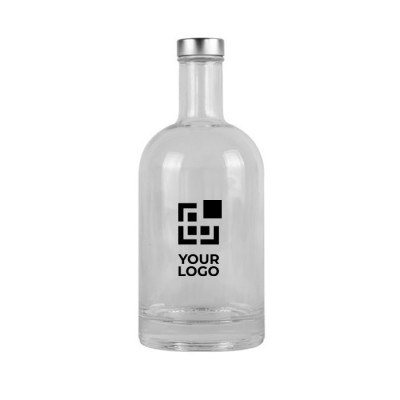 Botella de cristal con tapón de aluminio y capacidad de 750ml