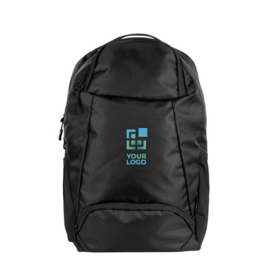 Mochila para portátil de PU con compartimiento para zapatos 15