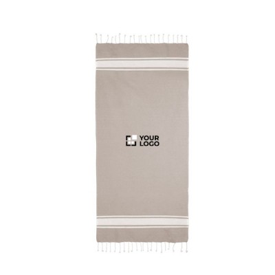 Pareo de algodón reciclado y poliéster en varios colores 150 g/m2
