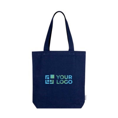 Bolsa de algodón reciclado en colores neutros 320 g/m2