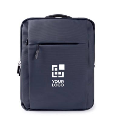 Mochila de trabajo para portátil de cuero sintético 15