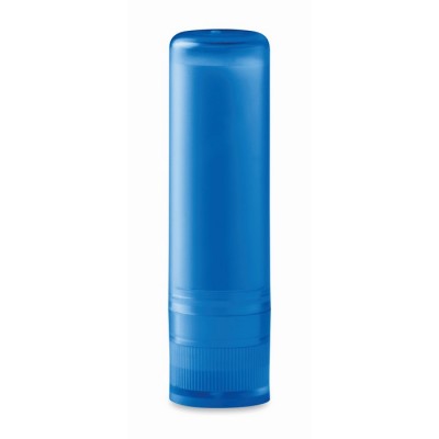 Bálsamos labiales personalizados baratos color azul transparente