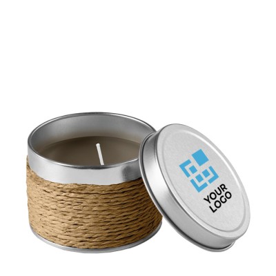 Velas aromáticas en caja de latón vista principal