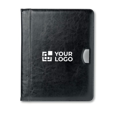 Elegantes portafolios personalizados para empresas color Negro segunda vista
