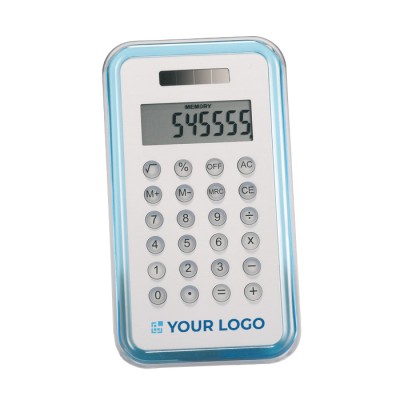 Calculadoras promocionales de diseño color Azul