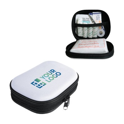 Kit de primeros auxilios personalizados color Rojo segunda vista