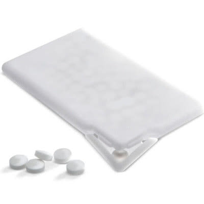 Caramelos personalizados para publicidad color Blanco