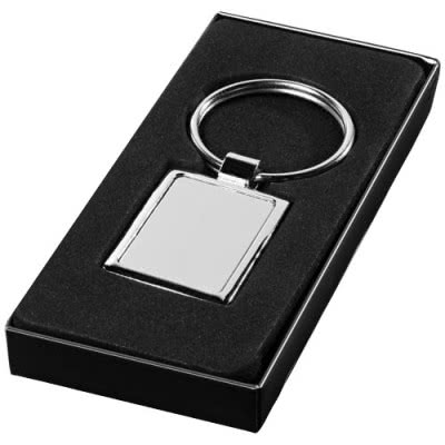Llaveros rectangulares con caja personalizados